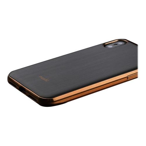 Moshi Iglaze - Coque De Protection Pour Téléphone Portable - Polymère - Armure Noire - Pour Apple Iphone X, Xs