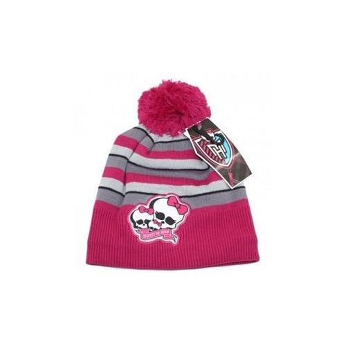 Bonnet Monster High / Pompon Et Doublé Polaire 54cm - Neuf L'unité - Fille/Protection/Accessoires