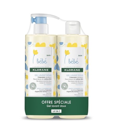 Bébé Gel Lavant Doux - X 500 Ml - Klorane - Gel Lavant 