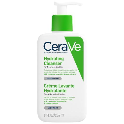 Crème Lavante Hydratante - Cerave - Pour Peaux Normales À Sèches 