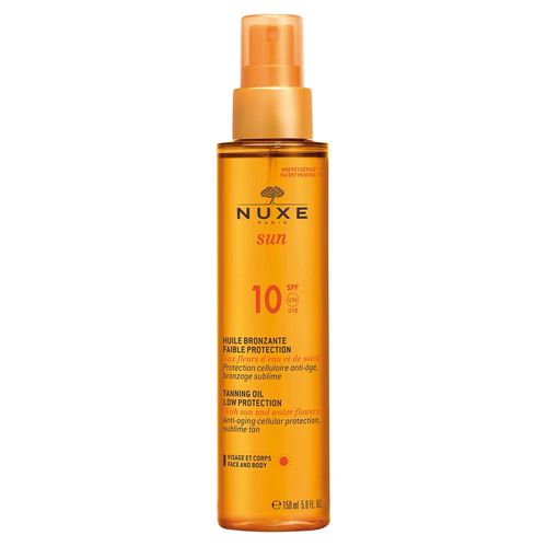 Huile Bronzante Faible Protection Spf10 - Nuxe - Nuxe Sun 