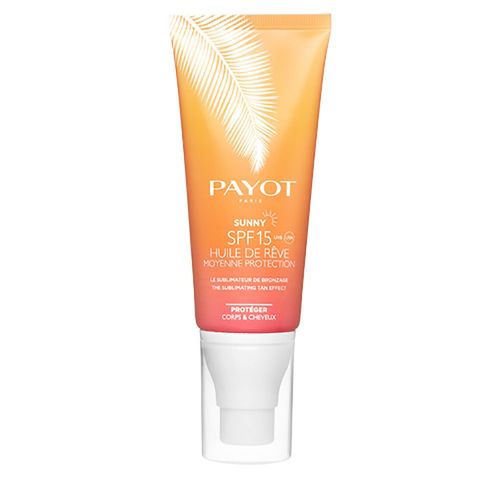 Huile De Rêve Spf 15 - Payot - Le Sublimateur De Bronzage - Moyenne Protection Corps À Cheveux 