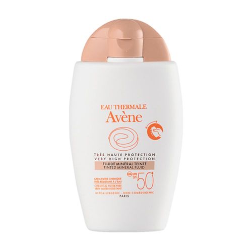 Solaire Fluide Minéral 50+ Teinté 40ml - Eau Thermale Avène - Soin Solaire 