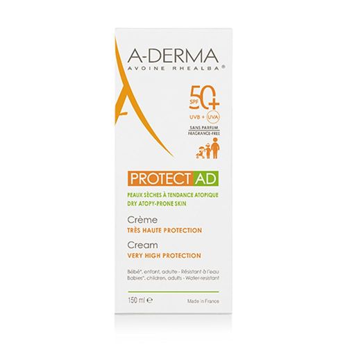 Protect Crème Très Haute Protection Ad 50+ 150ml - A-Derma - Crème Solaire 