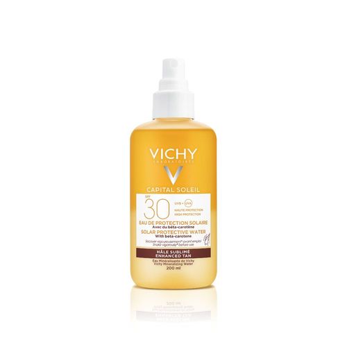 Eau De Protection Solaire Hâle Sublimé Spf 30 - Vichy - Protection Corps Et Visage 