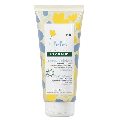 Klorane Shampooing Bébé Doux Démêlant Au Calendula 200 Ml 