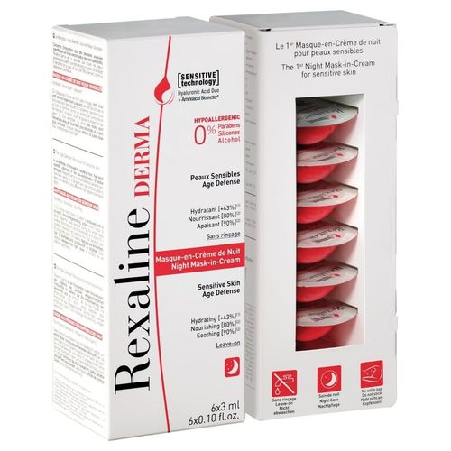 Masque-En-Crème De Nuit (6*3ml) - Rexaline - Masque-En-Crème De Nuitpeaux Sensibles 