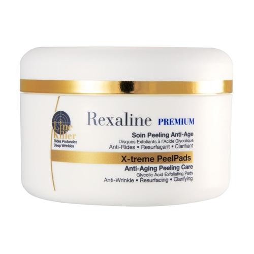 X-Treme Peel Pads - Rexaline - Soin Peeling Anti-Âge  - Disques Exfoliants À L'acide Glycolique 