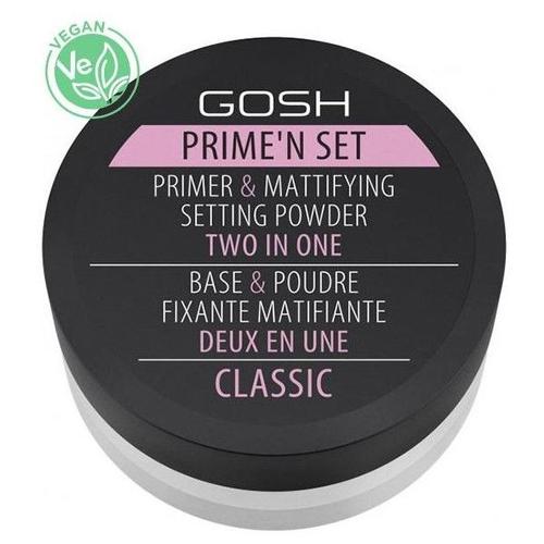 Prime'n Set Powder Classic - Gosh Copenhagen - Base Et Poudre 2 En 1 Matifiante Et Fixante 