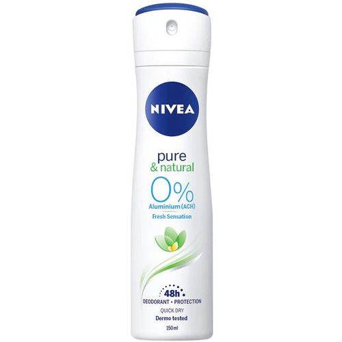 Nivea Pure & Natural 0% Aluminium Déodorant Spray 150ml 