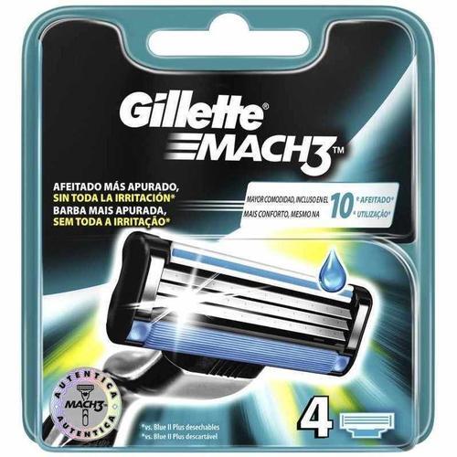 Gillette Lames De Rasage Mach 3 4 Unités 