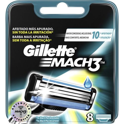 Gillette Mach3 Refill 8 Unités 