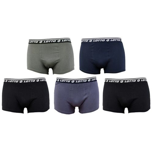 Boxer Lotto Pour Homme 100% Coton Pack De 5 Lotto Assortis
