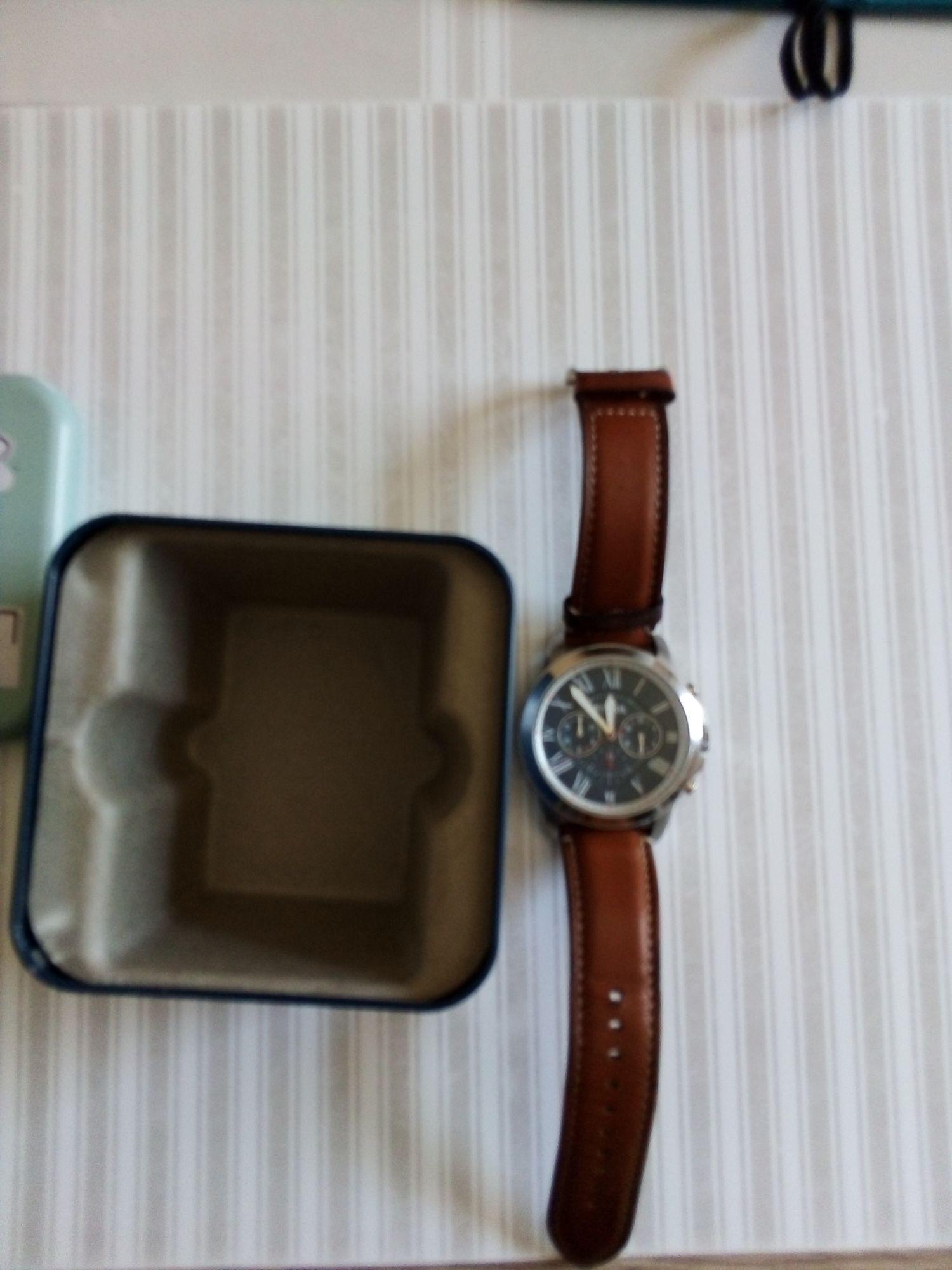 FOSSIL MONTRE SUBVENTION DE L'ACIER EN CUIR DE QUARTZ FS5210 | Rakuten -  Sallaumines Pas-de-Calais - Retrait sur place