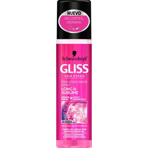 Schwarzkopf Gliss Long And Sublime Conditionneur Spray Express 200ml 