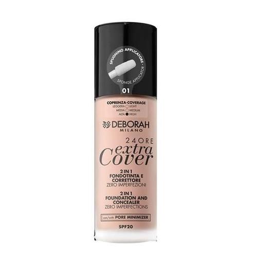 Deborah Milano 24 Ore Extra Cover 2 En 1 Spf20 01 30ml 