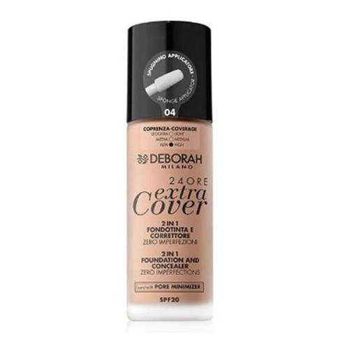 Deborah Milano 24 Ore Extra Cover 2 En 1 Spf20 04 30ml 