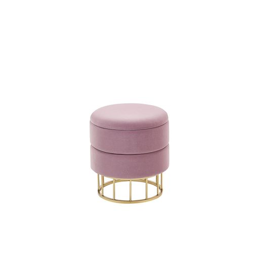 Pouf Elgin Rose Velours