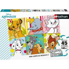 Nathan - Puzzle Enfant - Cadre 15 pièces - Simba et Nala - Disney