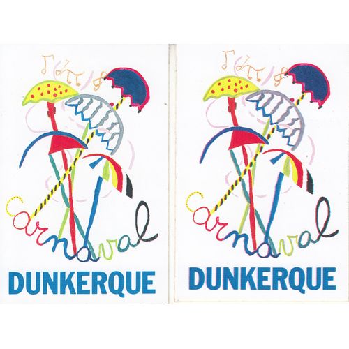 Carnaval De Dunkerque - 2 Autocollants