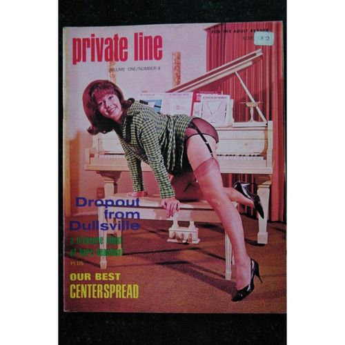 Private Line Vol. 1 N° 8 -1968 - Rare - Dropout From Dullsville - Chest Of Bare Beauties - Erotic Vintage 70 Pages