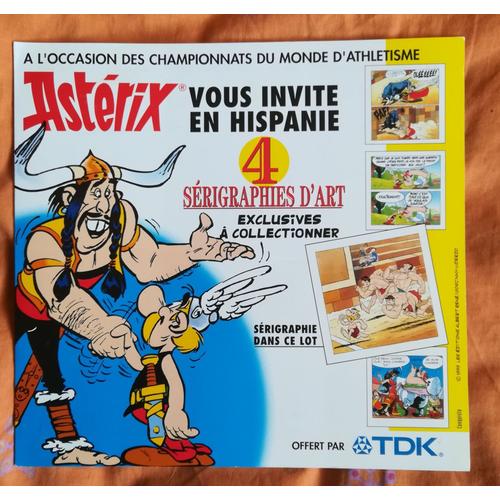 Sérigraphie Astérix Tdk 1998