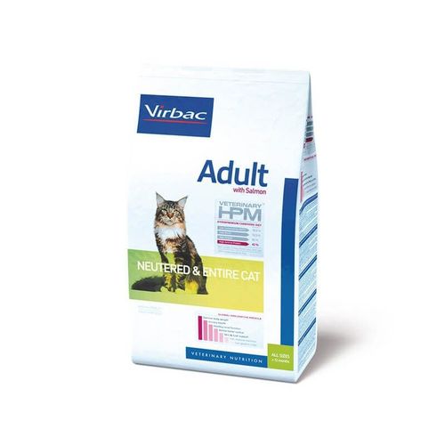 Croquettes Adult Neutered/Entire Saumon Chat Sac 7 Kg - Veterinary Hpm