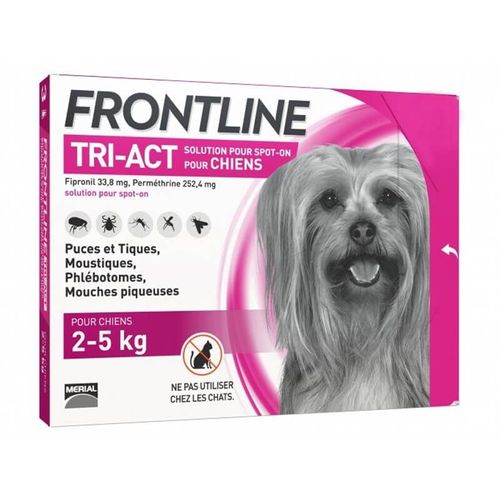 Solution Tri-Act Xs Très Petit Chien 6 Pip. - Frontline