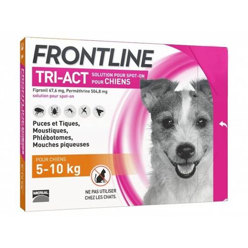 Solution Tri-Act S Petit Chien 6 Pip. - Frontline