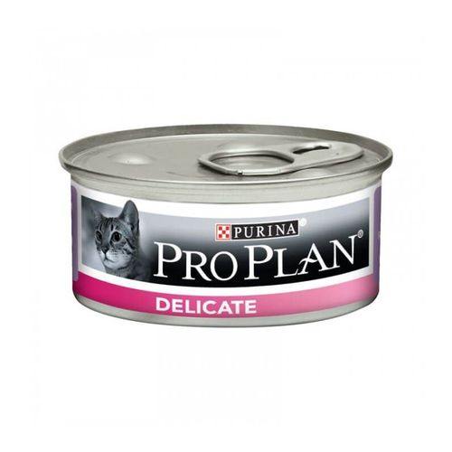 Pâtée Delicate Adult Mousse Dinde Chat 24x85g - Pro Plan