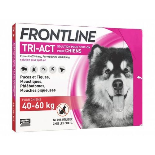 Solution Tri-Act Xl Chien Géant 3 Pip. - Frontline