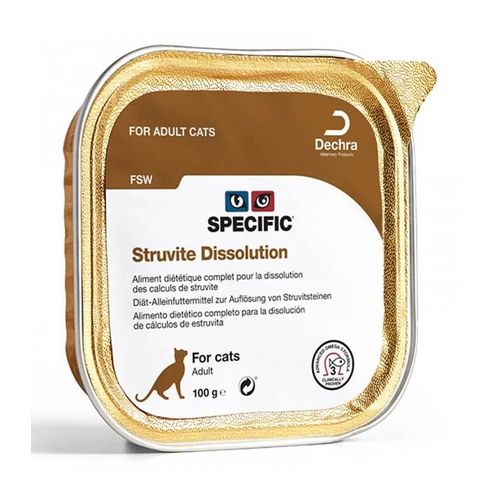 Pâtée Fsw Struvite Dissolution Chat 7x100g - Specific