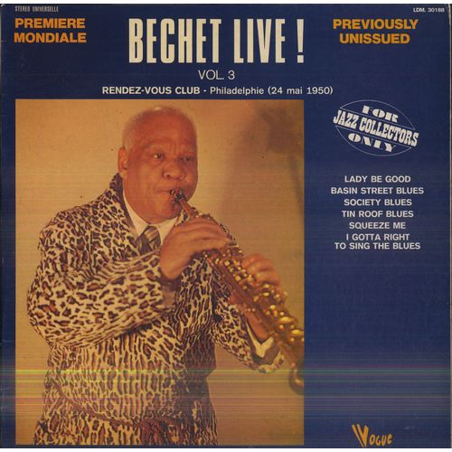 Bechet Live ! Volume 3