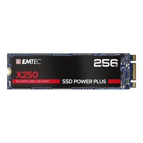 EMTEC SSD Power Plus X250 - SSD - 256 Go - interne - M.2 2280 - SATA 6Gb/s