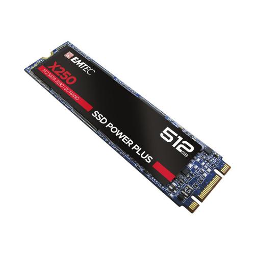 EMTEC SSD Power Plus X250 - SSD - 512 Go - interne - M.2 2280 - SATA 6Gb/s