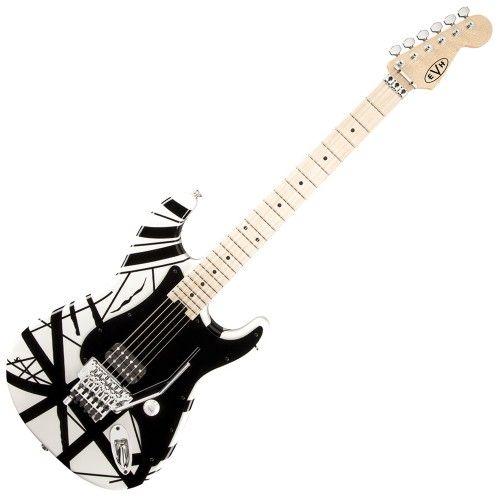 Guitare Électrique Evh Stripe Series White Black