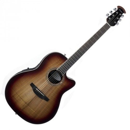 Guitare Électro-Acoustique Folk Ovation Celebrity Standard Plus Super Shallow Koa Burst