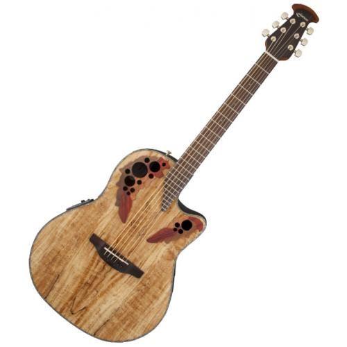 Guitare Électro-Acoustique Folk Ovation Ce44p-Sm Celibrity Elite Plus Spalted Maple