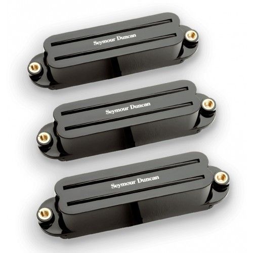 Kit Micros Guitare Électrique Seymour Duncan Kit Hot Rails For Strat Black - Shr-1s