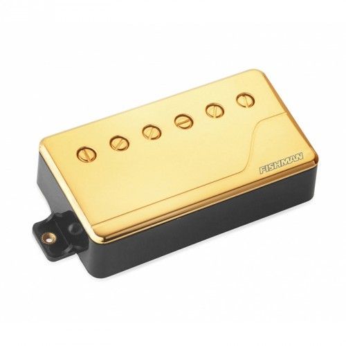 Micro Guitare Électrique Double Fishman Fluence Classic Humbucker Doré Manche