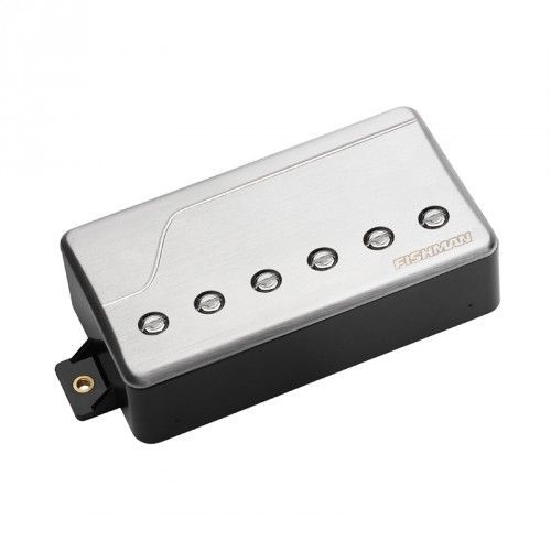 Micro Guitare Électrique Double Fishman Fluence Classic Humbucker Alu Brossé Chevalet