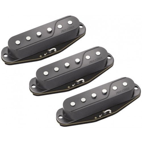 Set Micros Guitare Électrique Fishman Set 3 Micros Simple Bobinage Fluence Noir