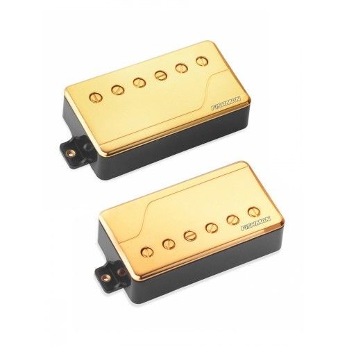 Set Micros Double Guitare Électrique Fishman Fluence Classic Humbucker Doré Set