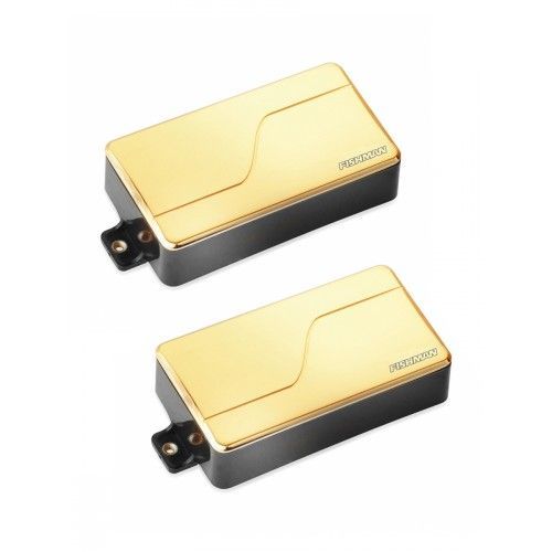 Set Micros Double Guitare Électrique Fishman Fluence Modern Humbucker Doré Set