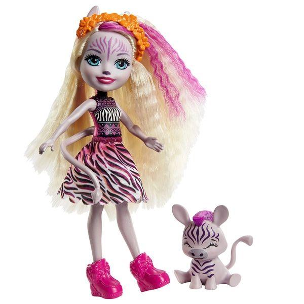 Enchantimals Poupée Zebra Deluxe Doll