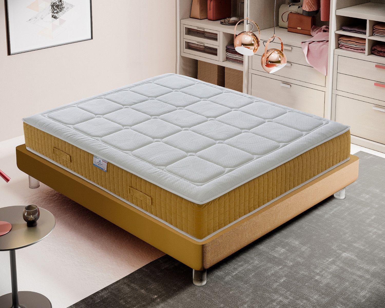 Matelas mousse 120x190 cm - haute densité - réversible - modèle sofia -  epaisseur 18 cm - Conforama