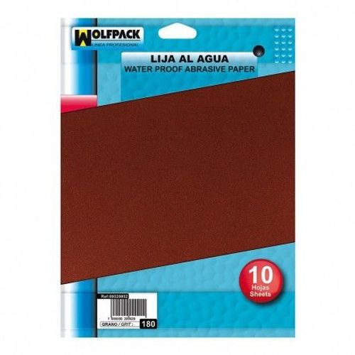 Ponceuse Agua Grain 220 (Pack 10 Pliegos)