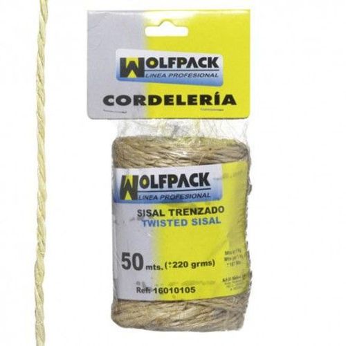 Corde sisal Nº1 2 ficelles (bobine 220 g /50 m).