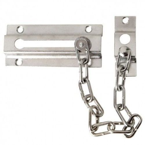 Entrebâilleur de porte argenté (blister 1 pièce)