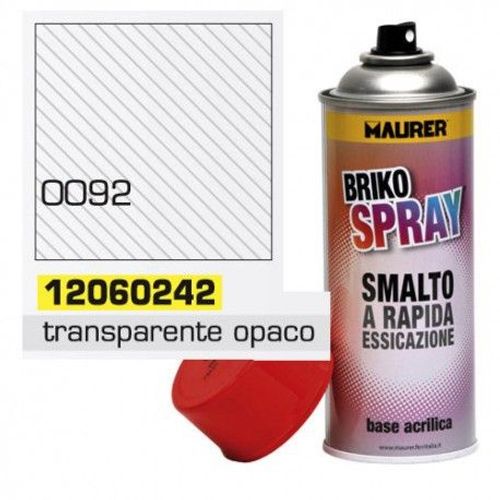 Spray Peinture Transparente Opaque Mate 400 ml.